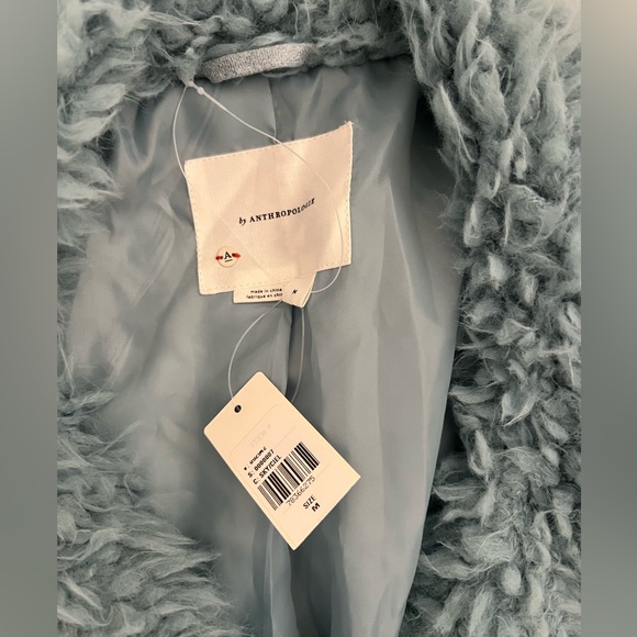 Anthropologie Sherpa cropped jacket Size M - Picture 3 of 3